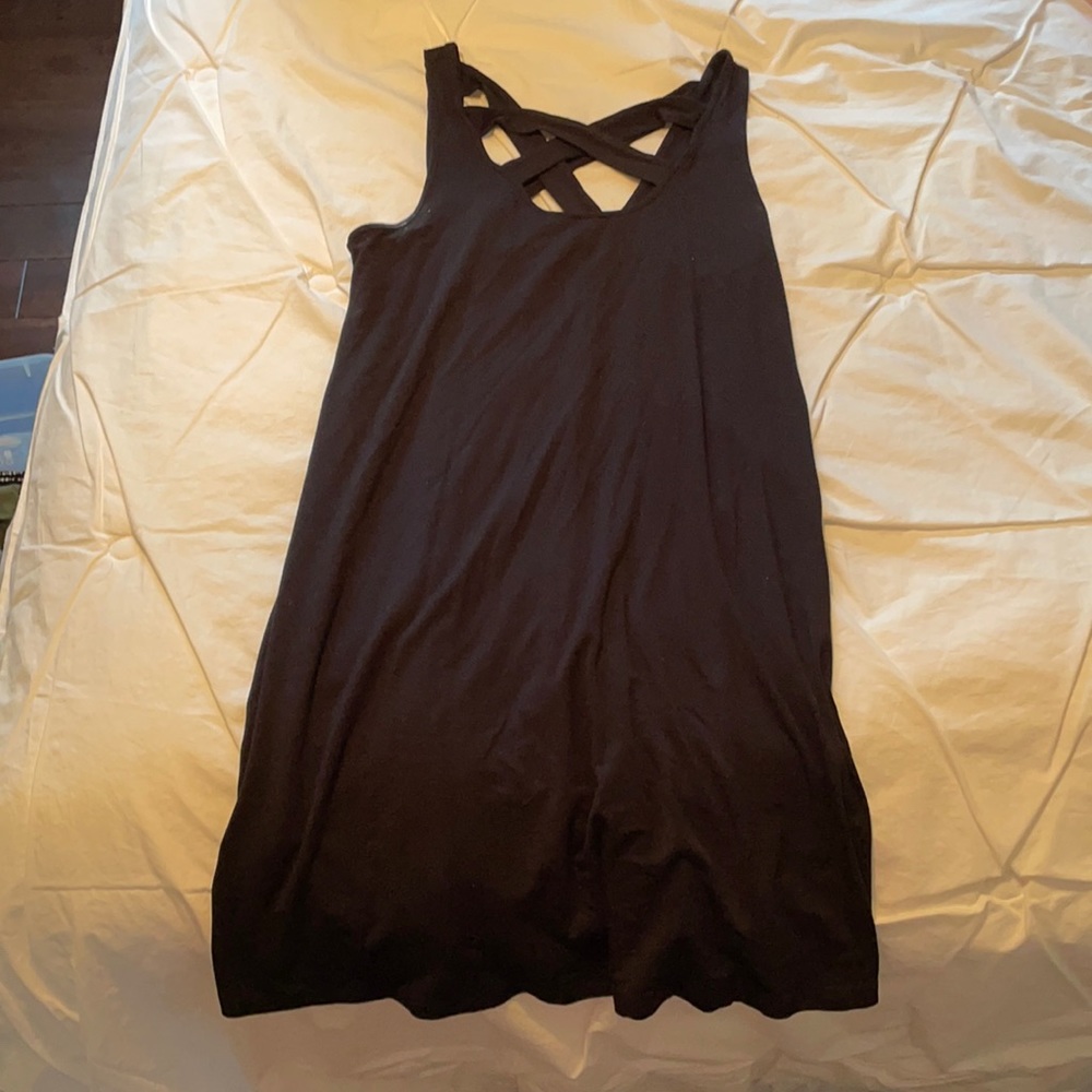 American Eagle black crisscross dress! Size M